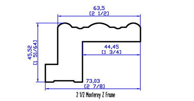 2.5" Monterey Z Frame