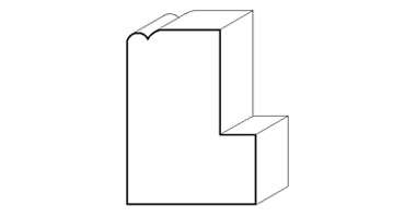 L Frame 1-7/8 x 1-5/16